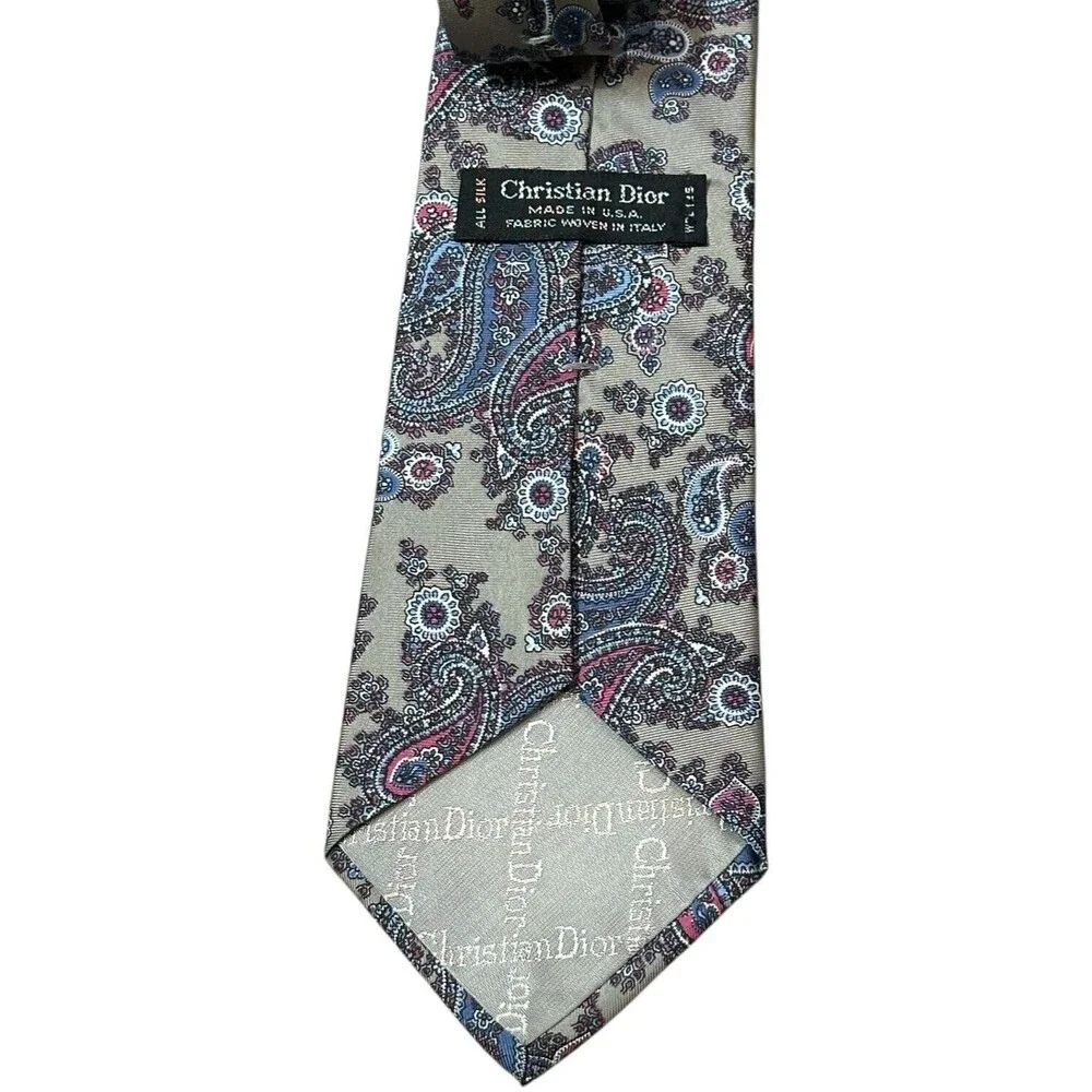 5 Neck Ties Christian Dior Tonino Firénze Windridge Pierre Cardin Stringbean
